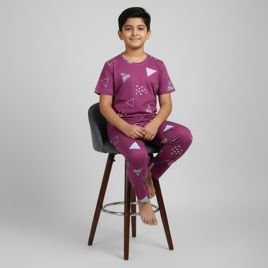Boys & Girls Cotton Night Suit (1-12 Years) Premium Quality Soft Sleepwear